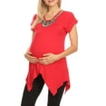 thumbnail image 2 of White Mark Women's Maternity Myla Embellished Tunic Top, 2 of 5