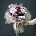 thumbnail image 4 of Nvzi morning mist soft light black box matte paper semi transparent glass paper bouquet material flower gift packaging paper, 4 of 5