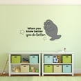 thumbnail image 2 of Do Better Cute Seal Animal Quote Cartoon Quotes Decors Wall Sticker Art Design Decal for Girls Boys Kids Room Bedroom Nursery Kindergarten Home Decor Stickers Wall Art Vinyl Decoration (12x20 inch), 2 of 2