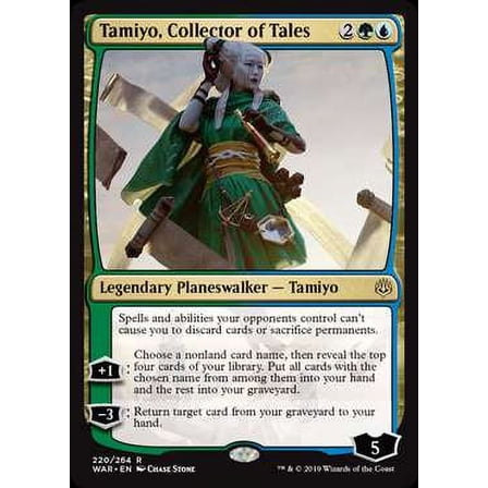 MtG War of the Spark Rare Tamiyo, Collector of Tales (Foil) #220