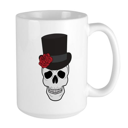 

CafePress - Skeleton Face - 15 oz Ceramic Large Mug
