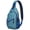 Nautical Crab, variant on Sasquatch Wilderness Sling Backpack with Big Foot Print Pattern, Funny Hiking Crossbody Bag for Travel and Outdoor Adventures