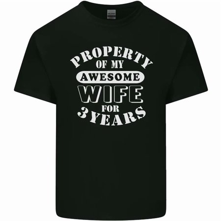 3 Year Wedding Anniversary 3Rd Wife Mens Womens S-5XL T-Shirt