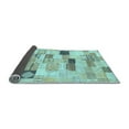 thumbnail image 2 of Ahgly Company Indoor Rectangle Abstract Light Blue Modern Area Rugs, 5' x 7', 2 of 4
