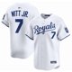 thumbnail image 1 of Camiseta de béisbol clásica local de Bobby Witt Jr. de los Kansas City Royals, blanca, con número de estrella bordado-XL, 1 of 2