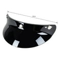 thumbnail image 4 of 3 Snap ButtonVisor Lens Flip Up Wind with Retro Design for Open Face Motorcycle Helmet, AntiUV Antifog Antiscratch, 4 of 7