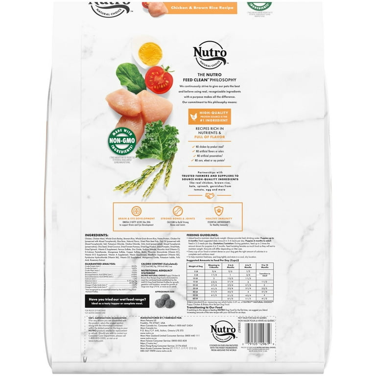 Nutro puppy food walmart cheap