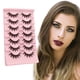 thumbnail image 5 of Pestañas Estilismo Natural Anime Pestañas Slim Mink Pestañas Postizas Espinosas 3D Pestañas Rizadas (7 Pares), 5 of 8