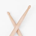 thumbnail image 4 of 2pcs Fun Gifts Ideas Maple Wood Drumstick Set 5A Drum Sticks Durable Wood Drum Mallets for Drum Practice Performance Lightweight Percussion Accessory Easter Fitness Gifts Music Gear, 11.8in, Beige, 4 of 5