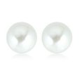 thumbnail image 6 of AVORA 10K Yellow Gold Freshwater Cultured Pearl Stud Earrings, 6 of 6