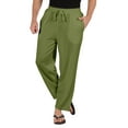 thumbnail image 1 of Inkmeso Solid Casual Bottom For Men's Lightweight Cotton Track Pants For Sleep/Workout Pajamas, 1 of 7