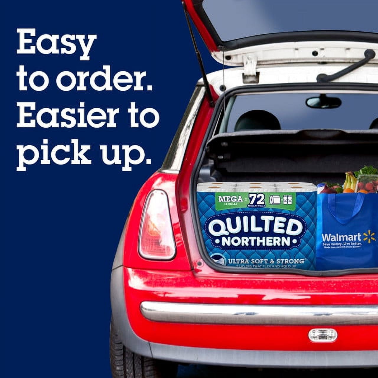 Quilted Northern Ultra Soft & Strong Toilet Paper, 6 Mega Rolls