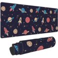 thumbnail image 1 of Large Gaming Mouse Pad XL Mouse Pad Mat with NonSlip Base Planet Rocket Design Perfect for Extended Desk Space at Home or Office 31.5x11.8 Inch, 1 of 6