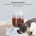 thumbnail image 3 of keepw Distributeur Automatique pour Aliments pour Animaux Bol à Boire Distributeur de Nourriture Finition Format Compact Outil Polyvalent d'Alimentation pour Chat Gris, 3 of 6