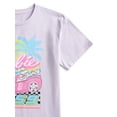 thumbnail image 7 of Barbie Girls Dream Driver Graphic T-Shirt with Short Sleeves, Sizes 4-16, 7 of 7