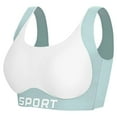 thumbnail image 4 of Brasieres de Mujer Tela de Mantequilla Sujetador Push up sin Costuras para Mujer Sujetador Deportivo Transpirable sin Aros Extra Grande, 4 of 4