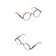 thumbnail image 1 of Precioso color rojo negro Gafas De Lentes Gafas Para 1/6, 1 of 9