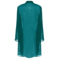 thumbnail image 2 of Jowowha Kimono Cardigans pour Femmes en Chiffon Transparent, Vestes Décontractées Amples à devant Ouvert, Vert P, 2 of 6