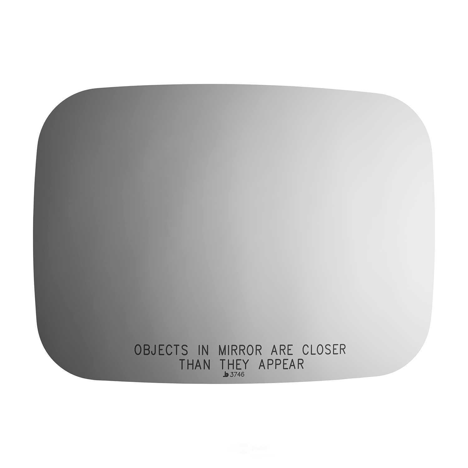 Burco Side View Mirror Replacement Glass - Clear Glass - 3746
