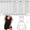thumbnail image 3 of Tube Dresses for Women,Women Shiny Mesh Stitching Glamorous Black V Neck Mini Dress Short Sleeve Mesh Body Slim Dress,Dress With Shorts(Size:2XL), 3 of 9