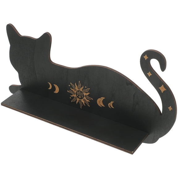 FRCOLOR  Shelf For Wall Floating Apartment Aesthetic Room Decor Black