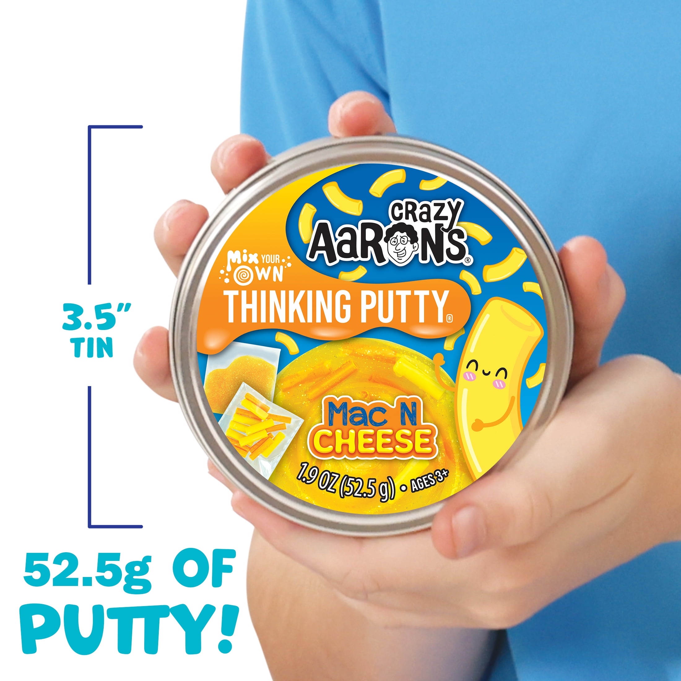 Crazy Aaron's DIY Mac N Cheese Thinking Putty for Kids