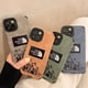 thumbnail image 2 of Lujo El Norte cara cuero suave silicona teléfono caso para iPhone 11 12 13 14 Pro Max Cámara protección completa cubierta B654, 2 of 3