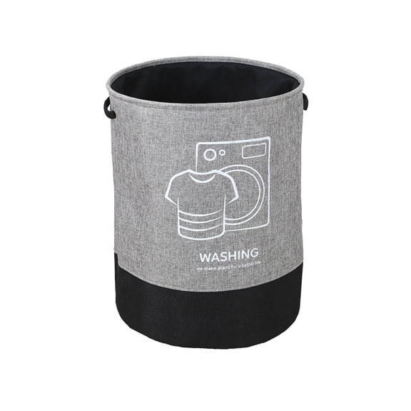 Yhmxh Round Laundry Basket Storage Bins, Clothes Hampers for Laundry, Linen Large Collapsible Laundry Baskets for Bedroom, Dirty Clothes Hamper for 30 Clothes