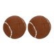 thumbnail image 1 of Uxcell 2 Pcs Pelotas de Tenis Precutadas para Andadores, Accesorios Universales de Pelotas Deslizantes Precutadas para Protección de Patas de Muebles y Pisos, Marrón, 1 of 6
