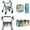 Beach Starfish Leaf, variant on FOR U DESIGNS Plaid Flag Flower Paisley Print Rollator Walker Seat and Backrest Covers Set 250th Anniversary Walker Storage Bag Under Seat 3 Pieces Universal Fit Accessories Set for Seniors