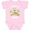 AD-Pink, variant on Cute Sloth I Love My Poppi with Green Leaves Boys or Girls Baby Bodysuit
