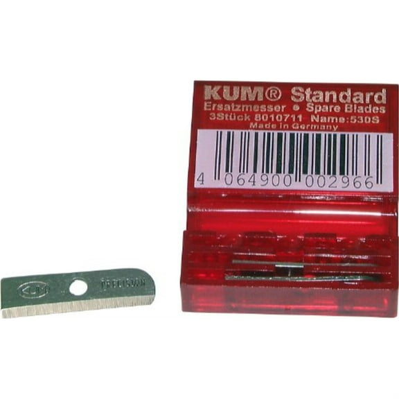 STABILO Kum 801.07.11 Tempered Steel Standard Size Spare Blades for Pencil Sharpeners