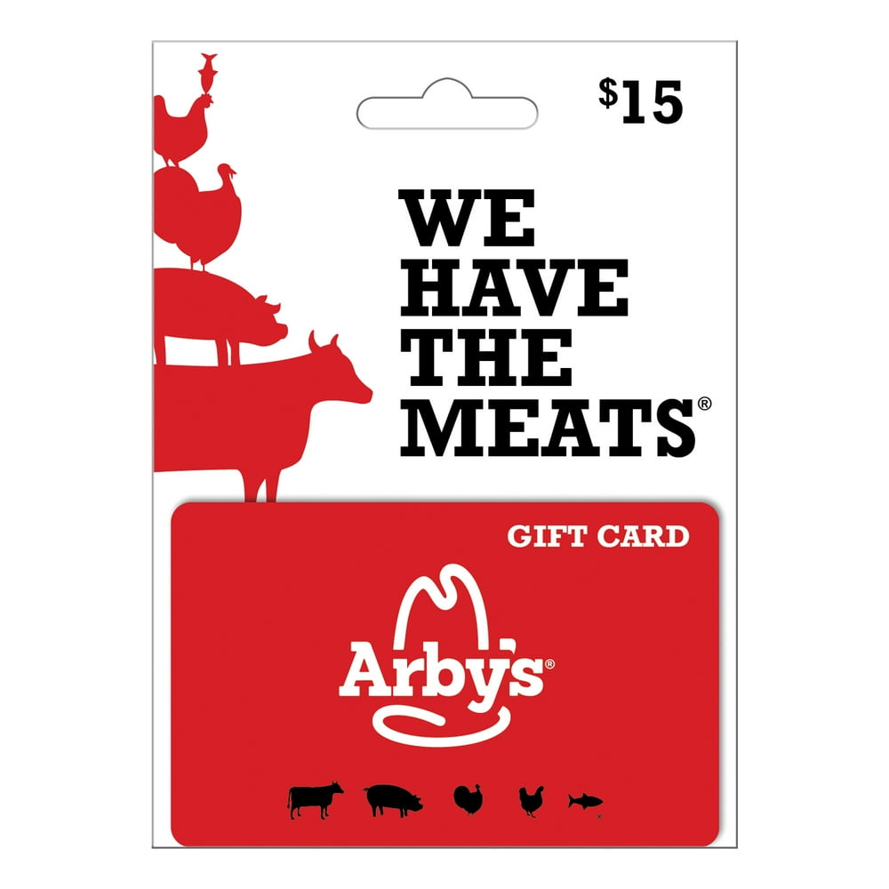 Arby's 15 Gift Card