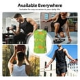 thumbnail image 5 of Uemuo Funny Chicken Pattern Men's Sleeveless T-Shirt,Muscle Athletic Tank Top, Moisture-wicking Quick-dry Breathable Classic Tee Top for Gym Run Outdoor Sports-XX-Large, 5 of 8