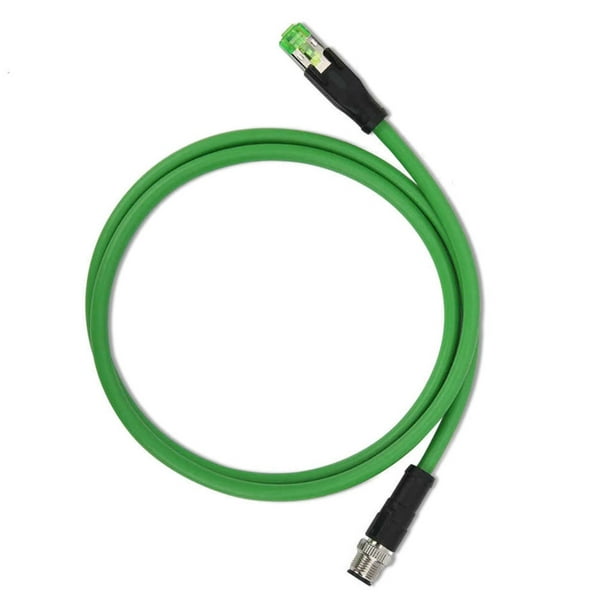 Lijkt op kussen geef de bloem water Toma M12 to RJ45 4Pin Connector Cable Network Shielded Line Ethernet Wire  Industrial Machinery Manufacturing Transmission Cord - Walmart.com