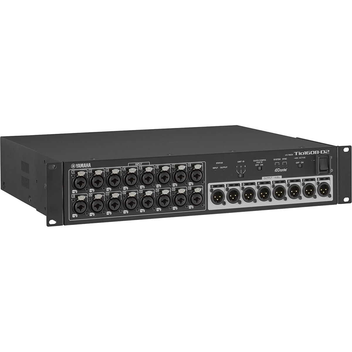 Yamaha Tio1608-D2 16-Input Digital Stage Box with Dante