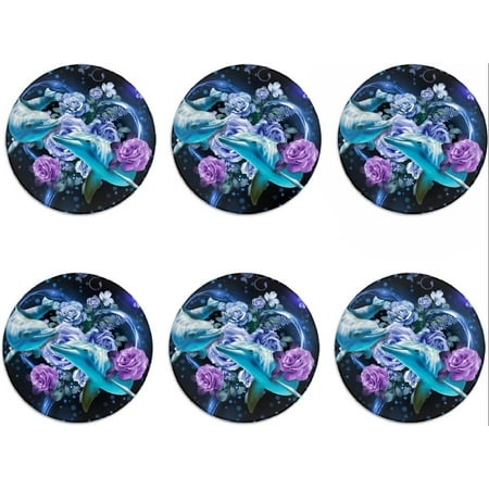 

Table Coasters Drinks 6 Pack Coaster Frnitre Protector Drable Cps Mgs Mat Office Home Kitchen