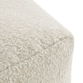 thumbnail image 4 of Poly and Bark Metz Pouf in Crema White Boucle, 4 of 10
