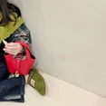 thumbnail image 3 of Bolso bandolera pequeño de estilo europeo y americano para mujer, estilo cóncavo, para llevar en la mano, para niñas y niños, para otoño e invierno, 3 of 6