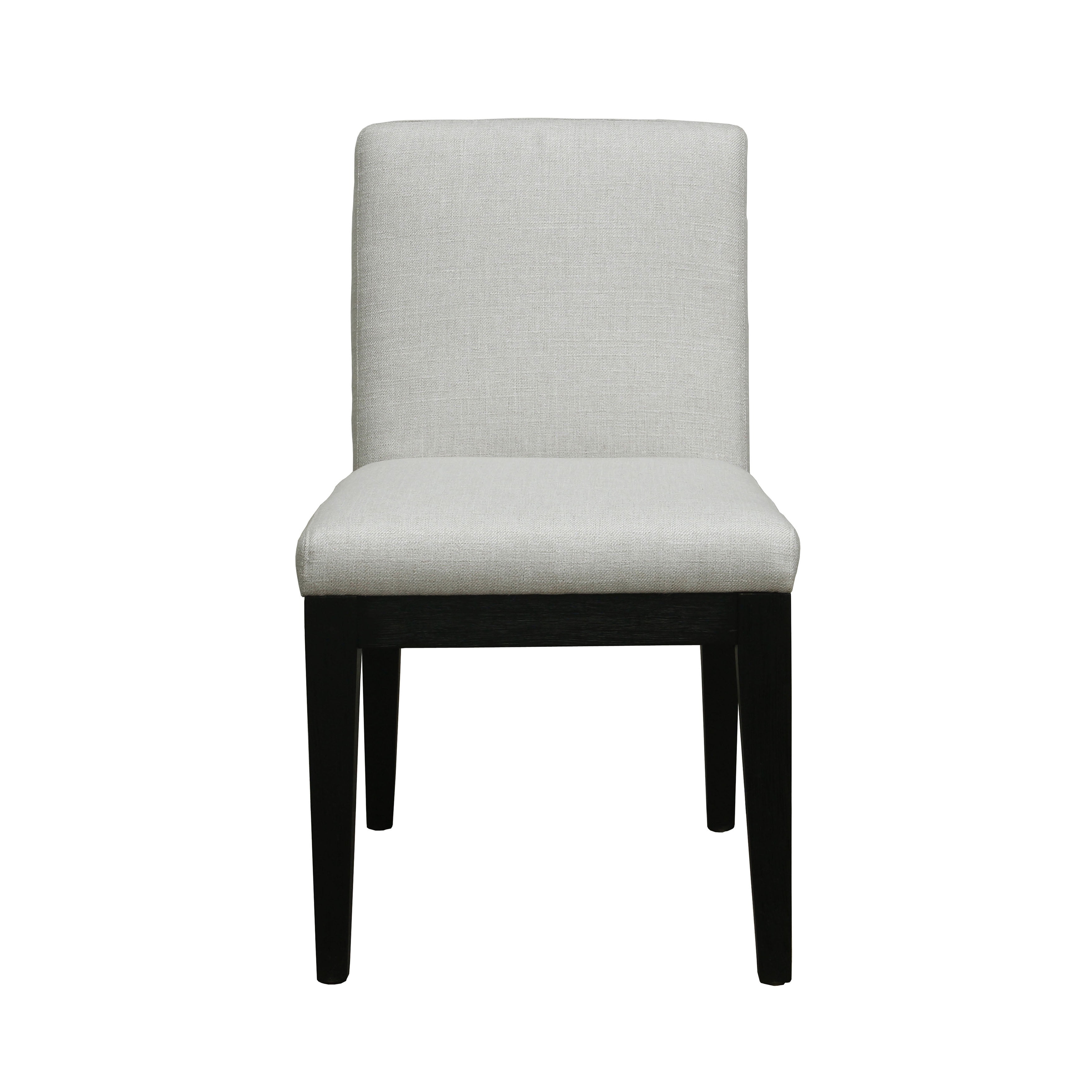 Smooth Back Upholstered Dining Chair in Natural White - Walmart.com - Walmart.com