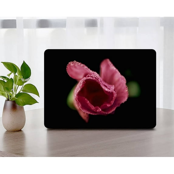 KSK KAISHEK Compatible MacBook Pro 15 inchs Case 2016 - 2019 Released Model A1707/A1990, Plastic Hard Case Shell Cover, Flower 0517