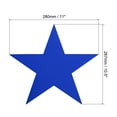 thumbnail image 2 of Uxcell 11" Star Cutouts, 48 Pack Star Cutout Double Printed Paper Stars for Classroom Decoration DIY Craft, Blue, 2 of 6