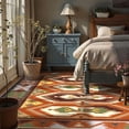 thumbnail image 6 of Washable Area Rug for Living Room, 8'x10' Geometric Pattern Non-Slip indoor Rug, Soft Low Pile & Stain Resistant Carpet for Bedroom, Dining Room, Home office, 6 of 8
