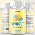 thumbnail image 3 of Vivogut Advanced Gut Support Pills Advanced Energy Vitamin Supplement Vivo Gut 180 Capsules, 3 of 8