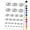 Black, variant on Pi Symbol on Pie Water Resistant Temporary Tattoo Set Fake Body Art Collection - Purple