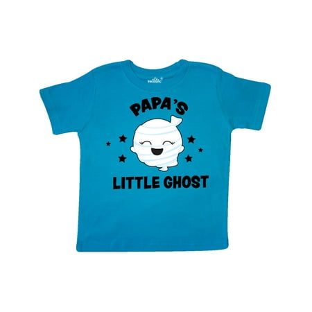 

Inktastic Cute Papa s Little Ghost with Stars Gift Toddler Toddler Girl T-Shirt