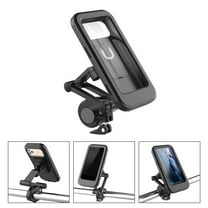 HINTRMENT Phone Holder for Bike Motorcycle Phone Holder Black Plastic 1Set