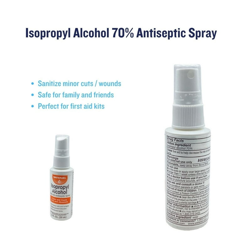 Waterjel Alcohol 2 oz Spray Bottle Isopropyl 1 Count - MS60160