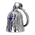 thumbnail image 1 of Campana Moto Guardián Bell Amuleto Proteccion Regalo PLATA/AZUL, 1 of 4