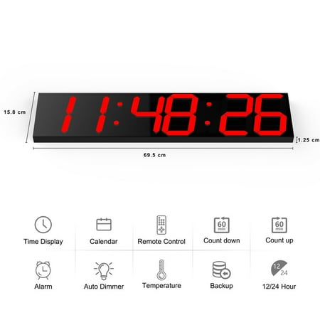 WiFi automatic timing advanced sensing large electronic clock